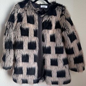 Ischia Faux Fur Jacket in Checker
BSABLE
